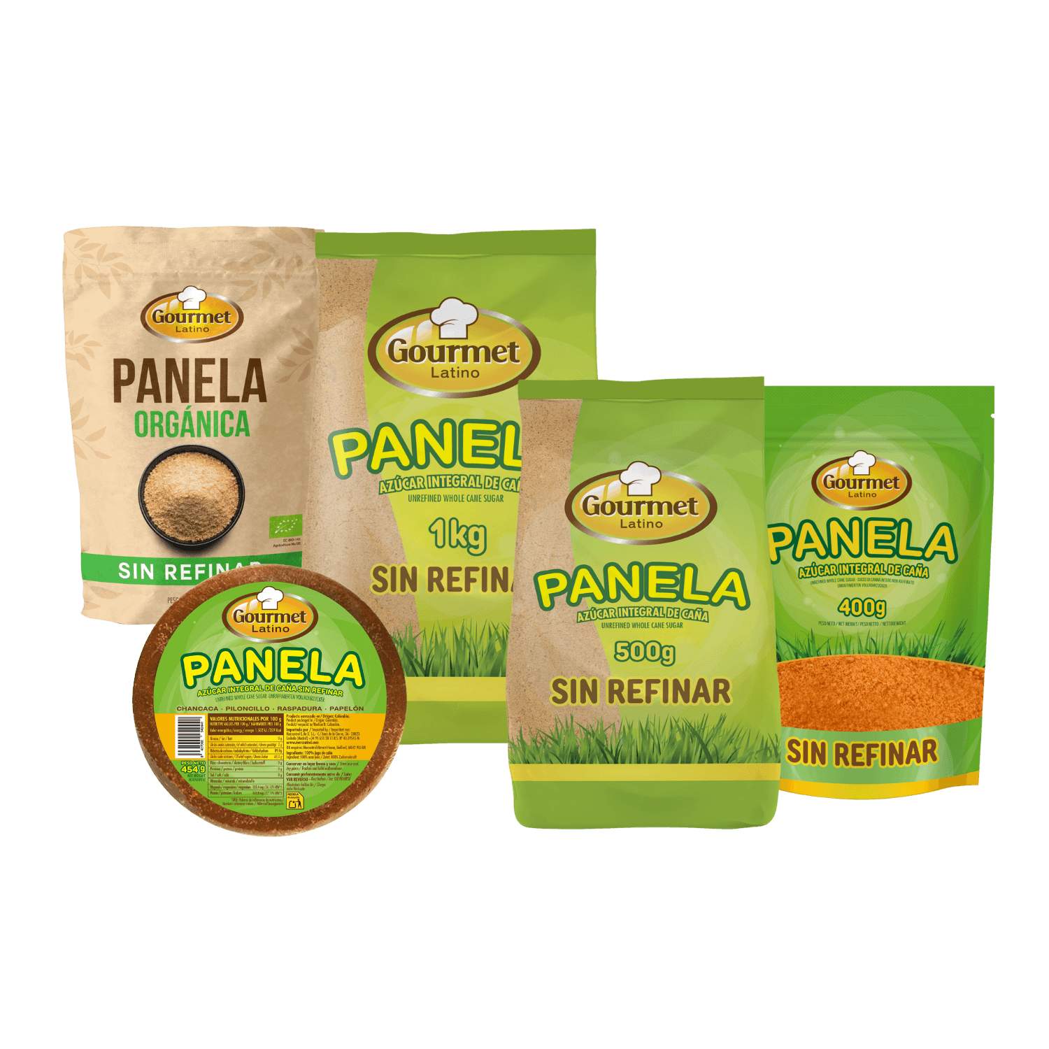 panela azúcar integral de caña sin refinar